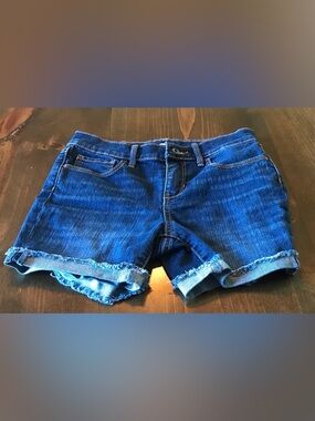 Old Navy Blue Girls Denim Cutoff Shorts